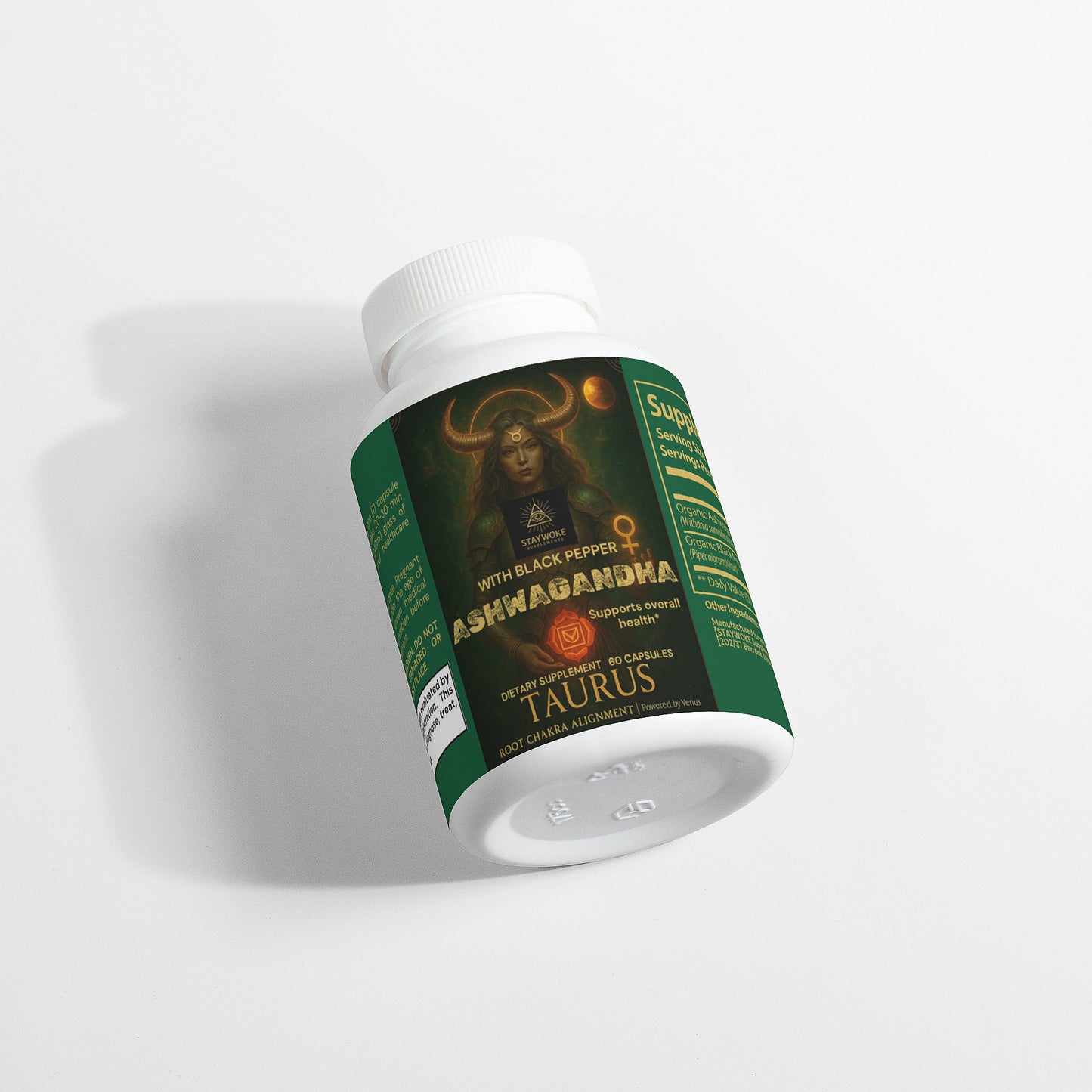 ASHWAGANDHA | Root Chakra Calm & Strength – TAURUS Edition ♉