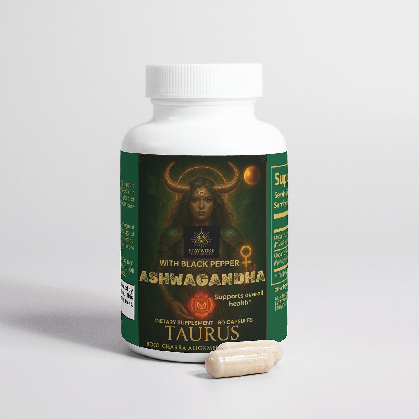 ASHWAGANDHA | Root Chakra Calm & Strength – TAURUS Edition ♉
