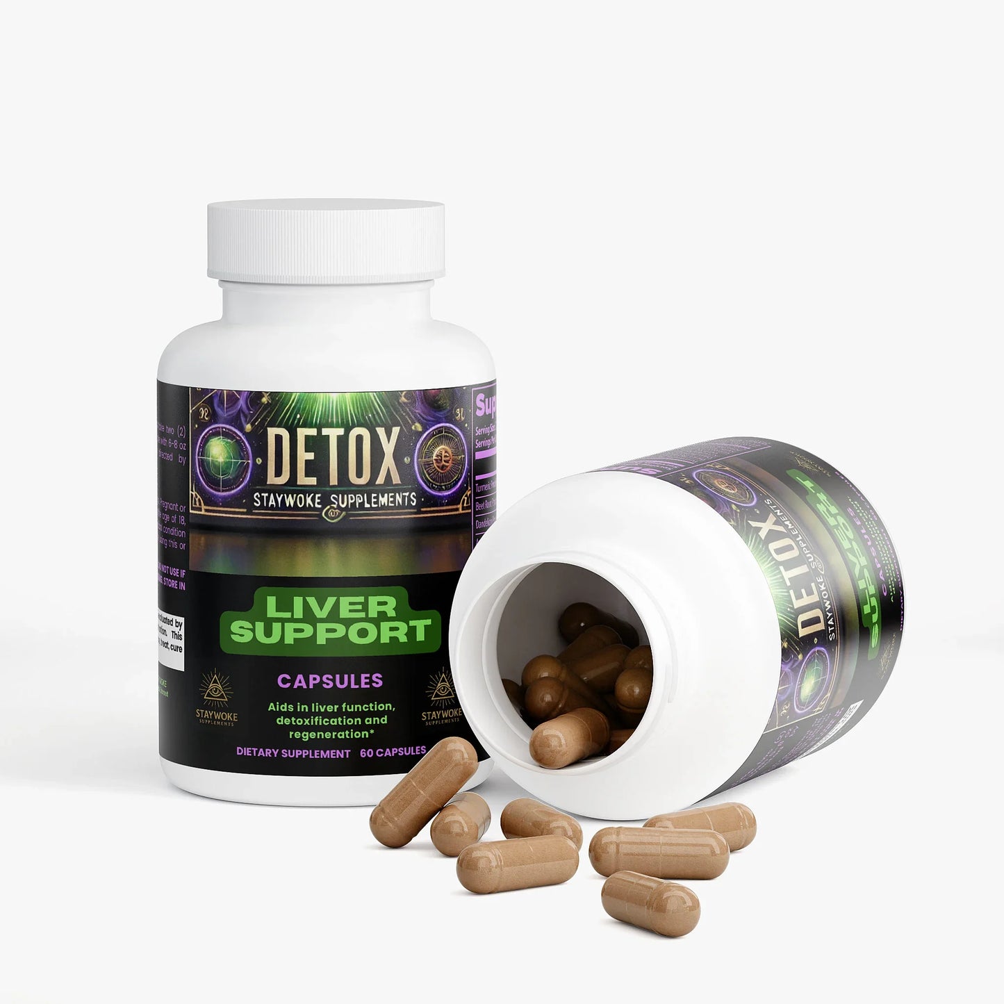 Milk Thistle and Turmeric Capsules – Botanical Daily Wellness | STAYWOKE