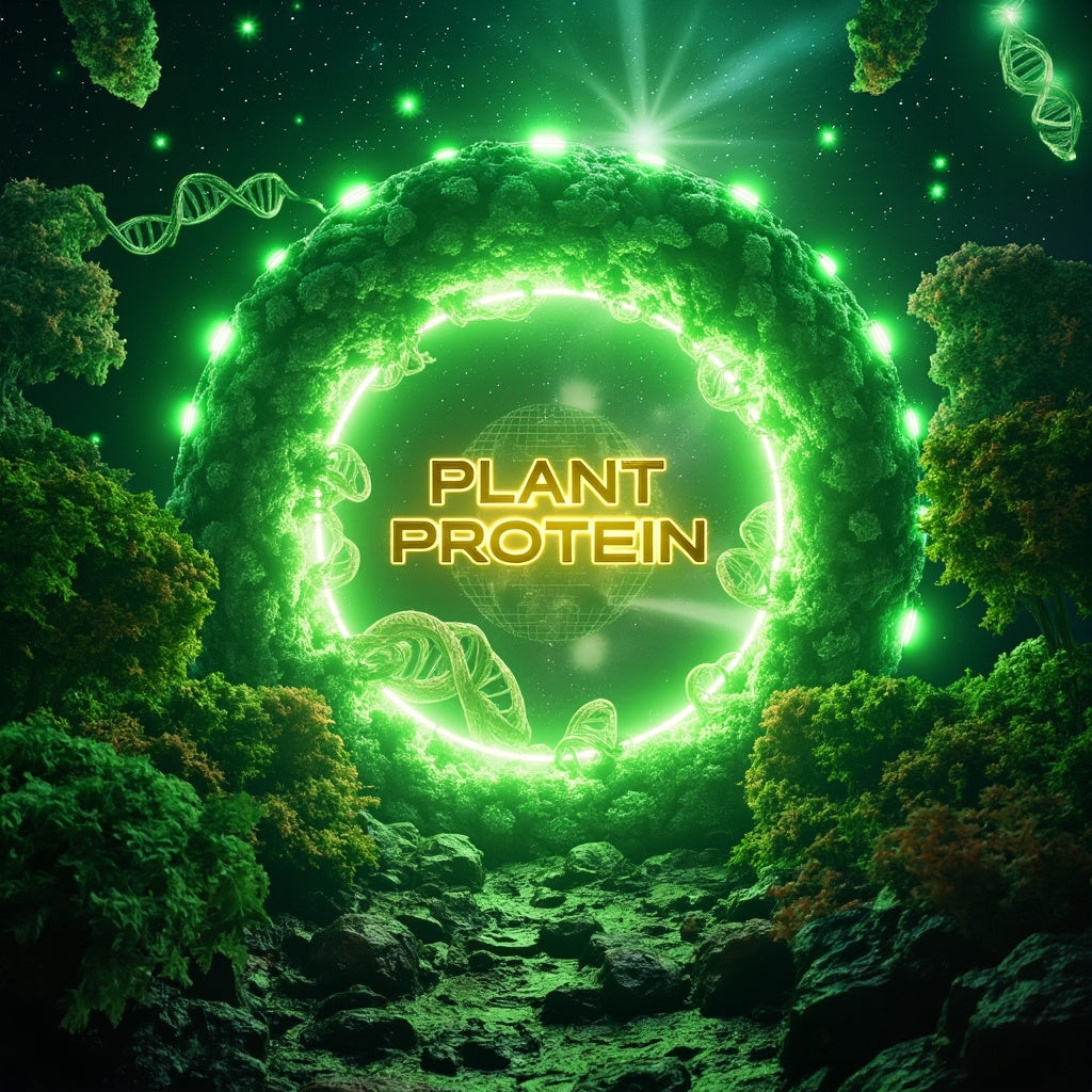 🌿 GAIA ESSENCE | Earthborn Vitality – Plant-Based Protein Powder for Energy, Recovery & Daily Wellness