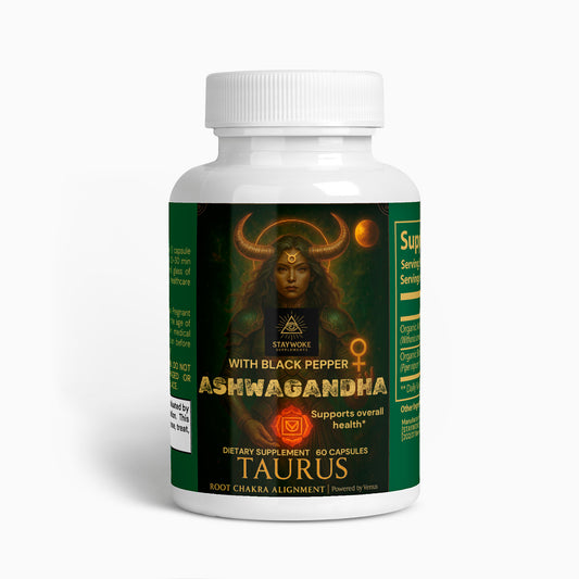 ASHWAGANDHA | Root Chakra Calm & Strength – TAURUS Edition ♉