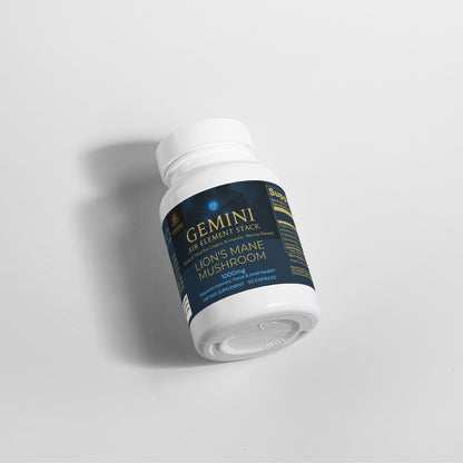 LION'S MANE  GEMINI | Air Element Stack 🌬️✨ – Throat & Third Eye Activation