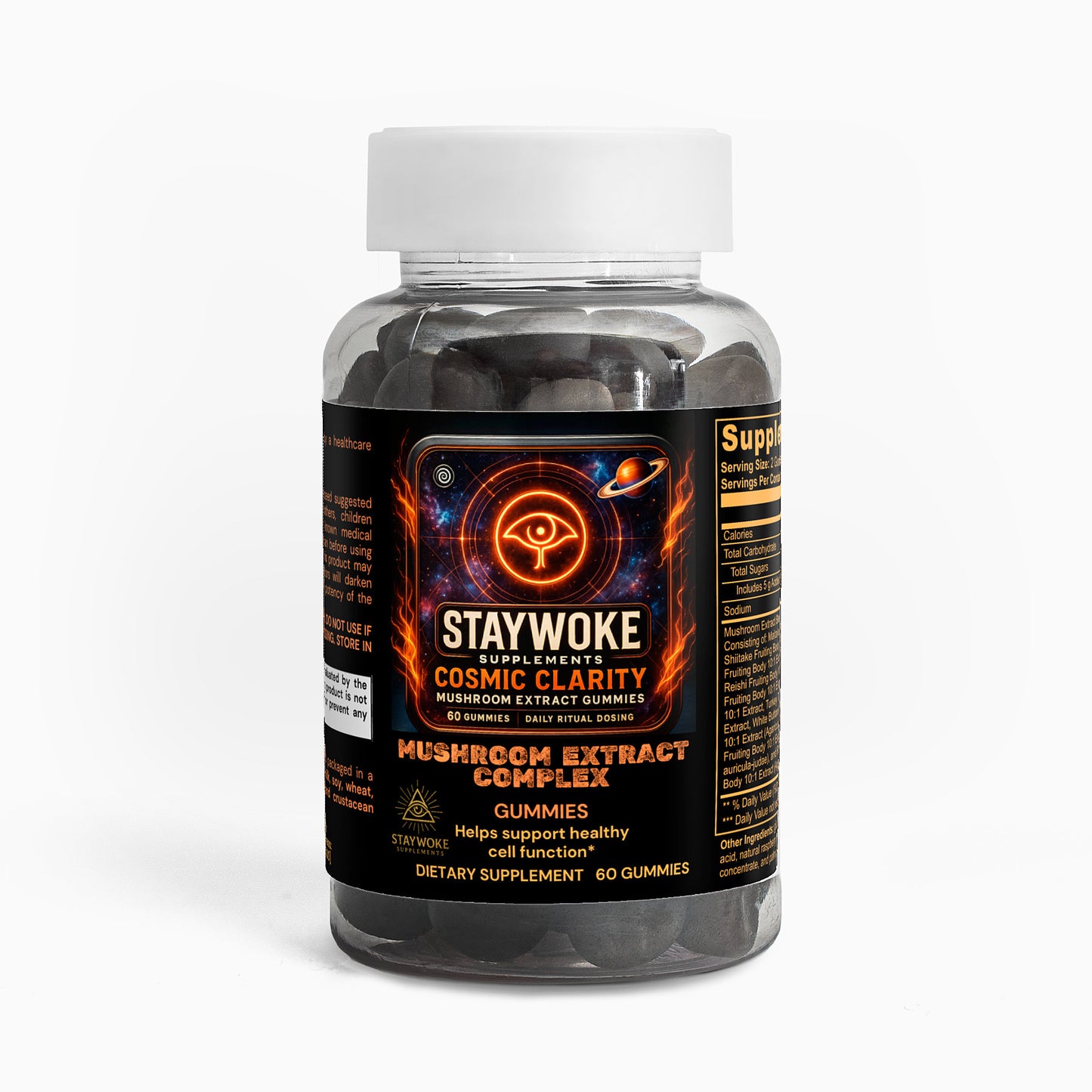 "Cosmic Clarity | Nootropic Mushroom Extract Gummies for Focus & Mental Awakening"