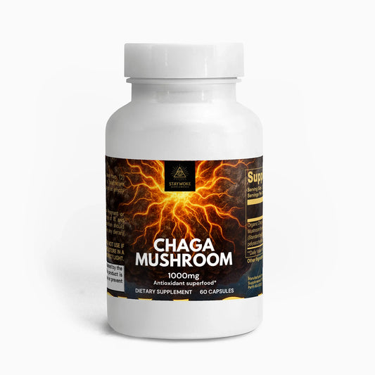 Chaga Mushroom Capsules – Immune & Cellular Health Support | STAYWOKE - staywokesupplements