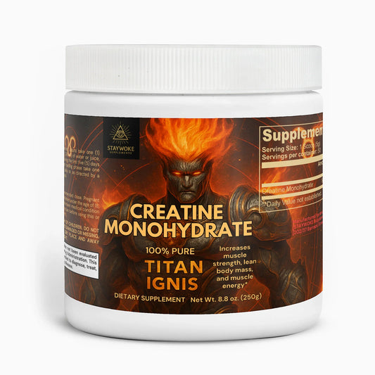 🔥 TITAN IGNIS | Fire Element Stack| CREATINE Monohydrate - staywokesupplements