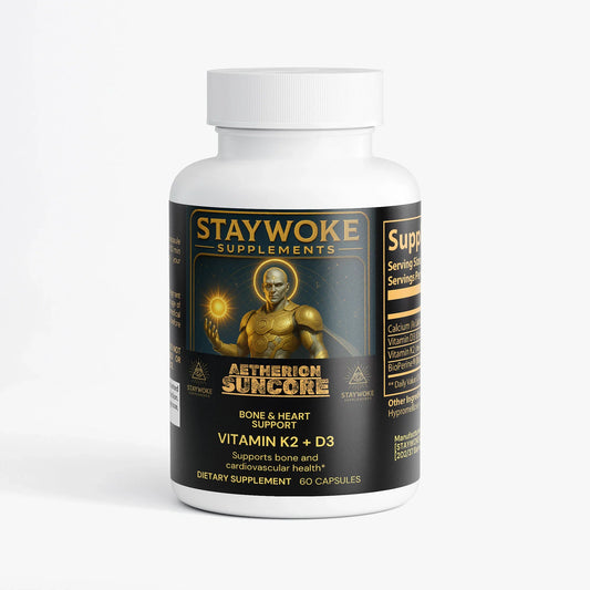 TITAN AETHERION SUNCORE Bone & Heart Support Vitamin K2+D3 - staywokesupplements