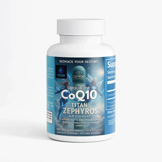 🌬️✨ TITAN ZEPHYROS | Air Element | CoQ10 Ubiquinone - staywokesupplements