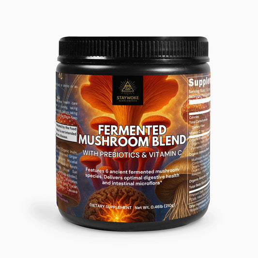 🍄 FERMENTED MUSHROOM BLEND | STAYWOKE Supplements - staywokesupplements