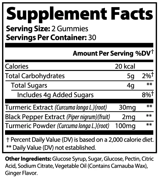 Turmeric Gummies - staywokesupplements
