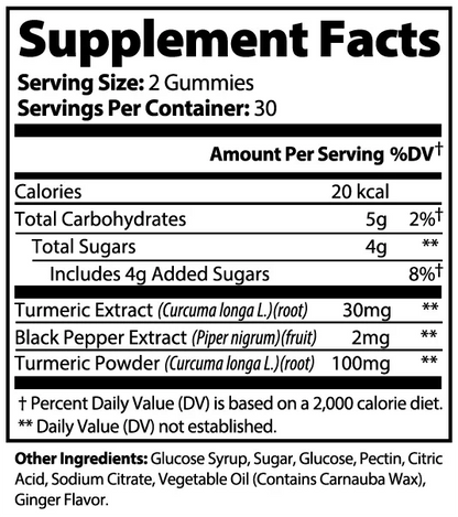 Turmeric Gummies - staywokesupplements