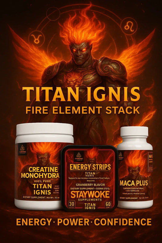 🔥 TITAN IGNIS | Fire Stack 3 Bottle COMBO – Pre-Workout Energy, Libido & Strength