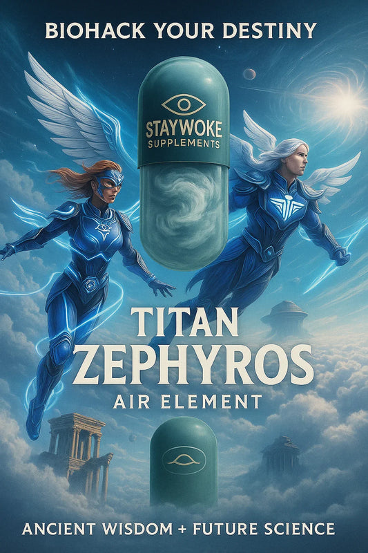 🌬️✨TITAN ZEPHYROS | Air Element Stack 3 bottle COMBO Focus & Performance Stack - staywokesupplements