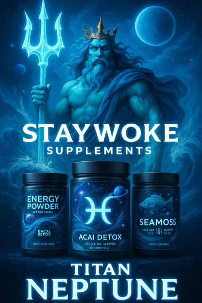 🌊⚡ TITAN NEPTUNE | Water Element Stack for Energy, Detox & Cellular Renewal | 3 Bottle COMBO