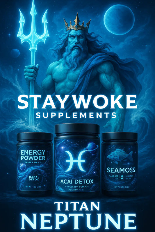 🌊⚡ TITAN NEPTUNE | Water Element Stack for Energy, Detox & Cellular Renewal | 3 Bottle COMBO