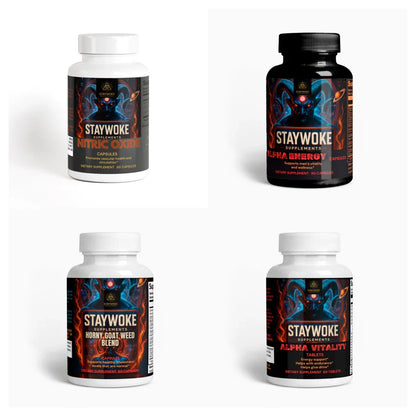 🦅 TITAN PANCRATES | Master of Wild Vitality 4 Bottle ELITE (Masculine Stack) - staywokesupplements